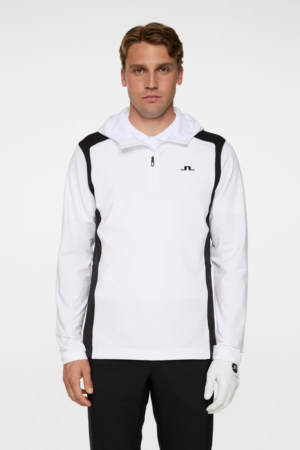 j.lindeberg Lukas Quarter Zip Hood White