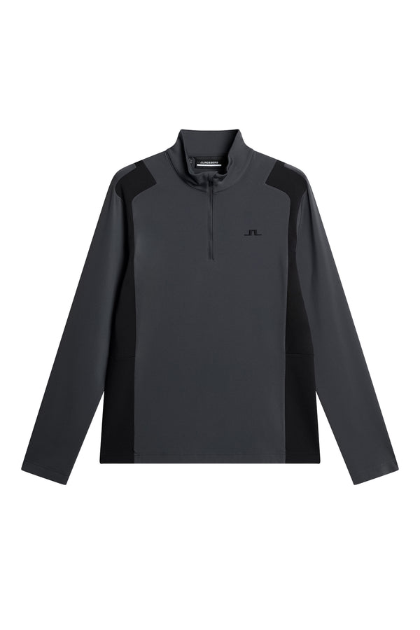 J.lindeberg Lukas Quarter Zip Mid Layer Asphalt
