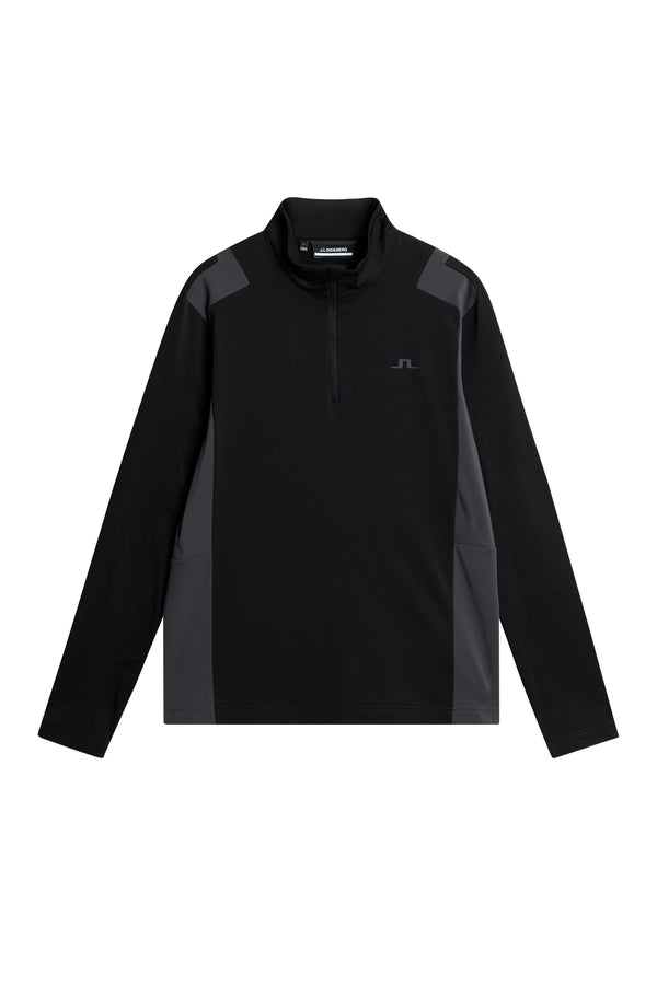 J.lindeberg Lukas Quarter Zip Mid Layer Black