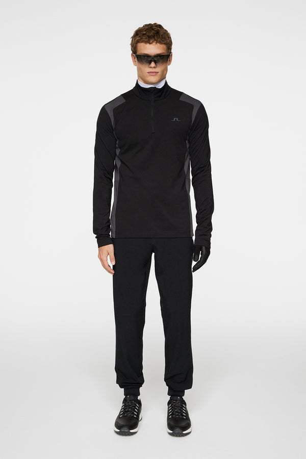J.lindeberg Lukas Quarter Zip Mid Layer Black