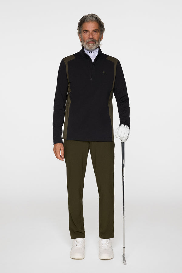 J.lindeberg Lukas Quarter Zip Mid Layer Black