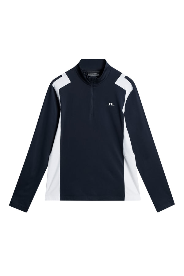 J.lindeberg Lukas Quarter Zip Mid Layer JL Navy