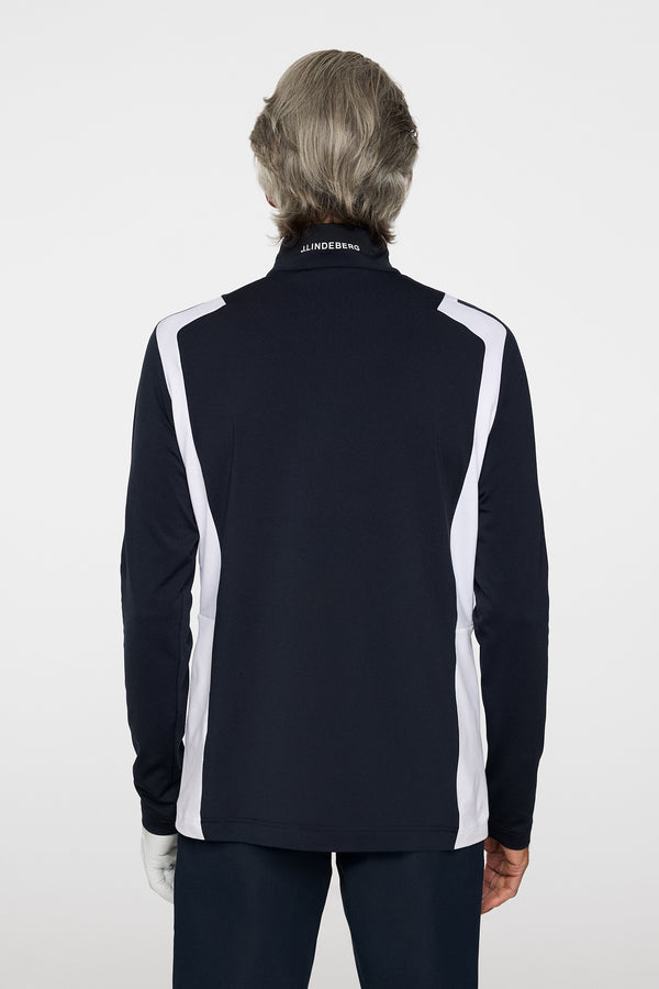 J.lindeberg Lukas Quarter Zip Mid Layer JL Navy