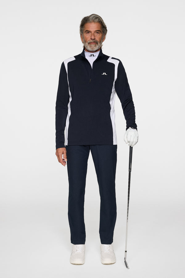 J.lindeberg Lukas Quarter Zip Mid Layer JL Navy