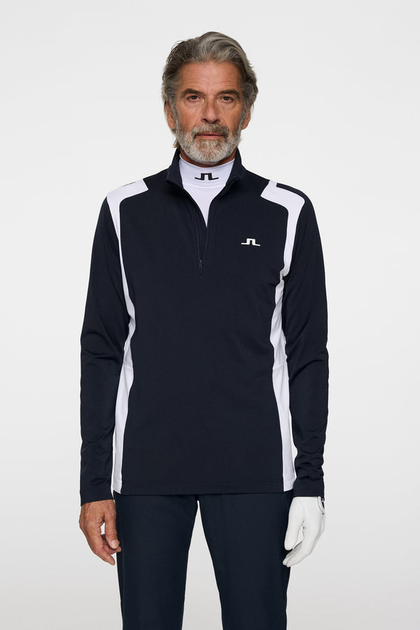 j.lindeberg Lukas Quarter Zip Mid Layer JL Navy