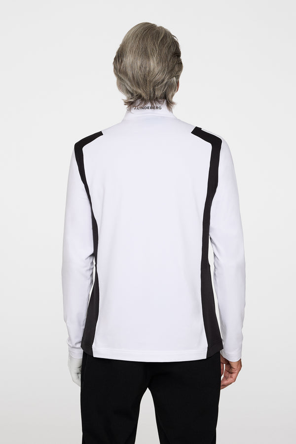 J.lindeberg Lukas Quarter Zip Mid Layer White