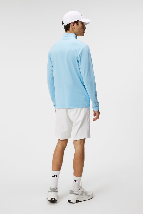 J.lindeberg Luke Quarter Zip Mid Layer Baltic Sea