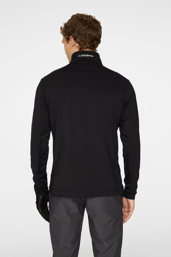 J.lindeberg Luke Quarter Zip Mid Layer Black