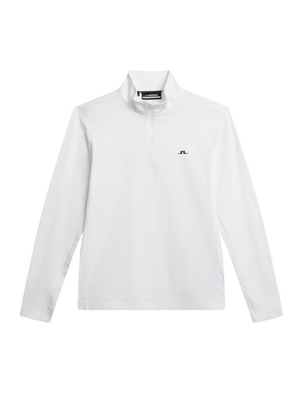 J.lindeberg Luke Quarter Zip Mid Layer White