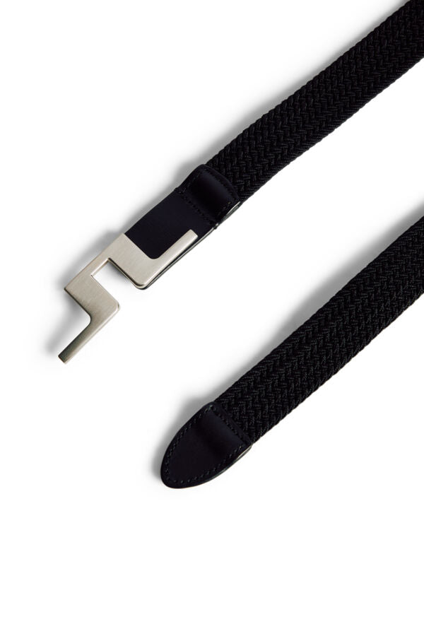 J.lindeberg Lykke Braided Belt Black