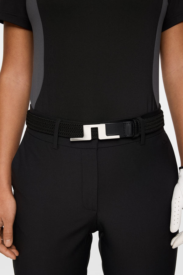 j.lindeberg Lykke Braided Belt Black