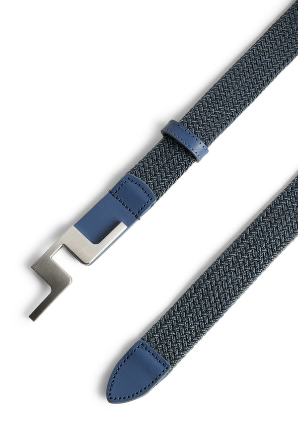 J.lindeberg Lykke Braided Belt Vintage Indigo