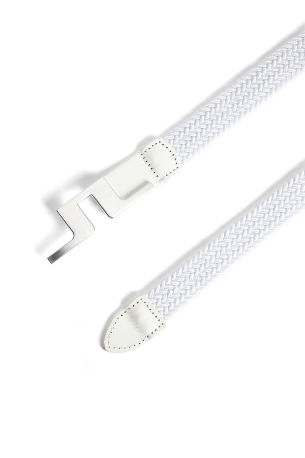 J.lindeberg Lykke Braided Belt White