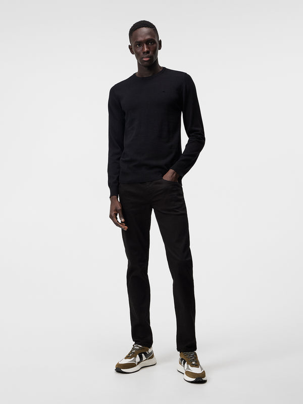 J.lindeberg Lyle Merino Crew Neck Sweater Black