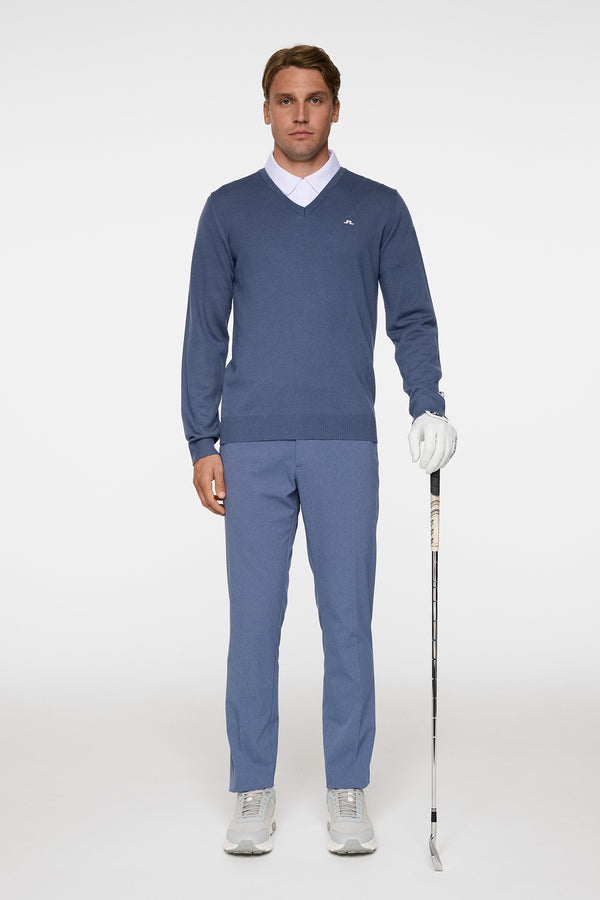 J.lindeberg Lymann Knitted Sweater Vintage Indigo