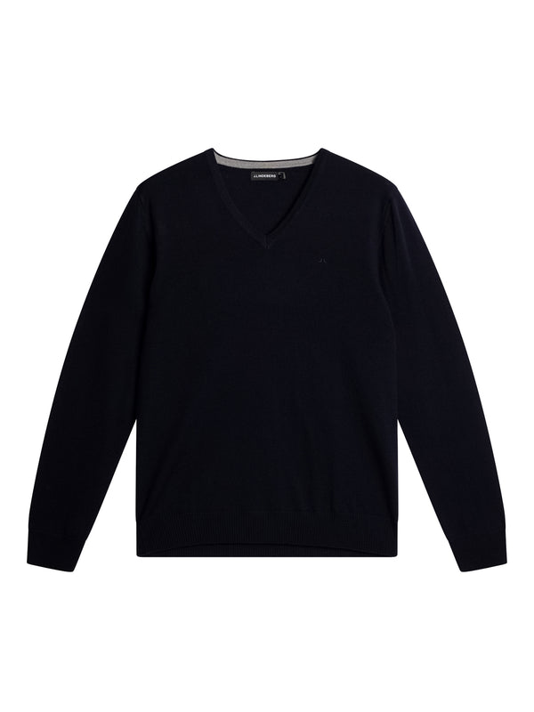 J.lindeberg Lymann Merino V Neck Sweater Navy