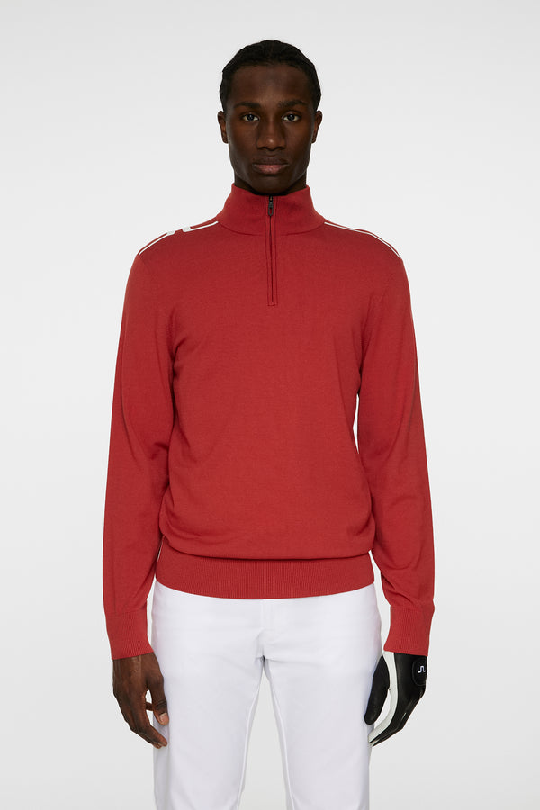 j.lindeberg Mac Knitted Zip Sweater Bossa Nova