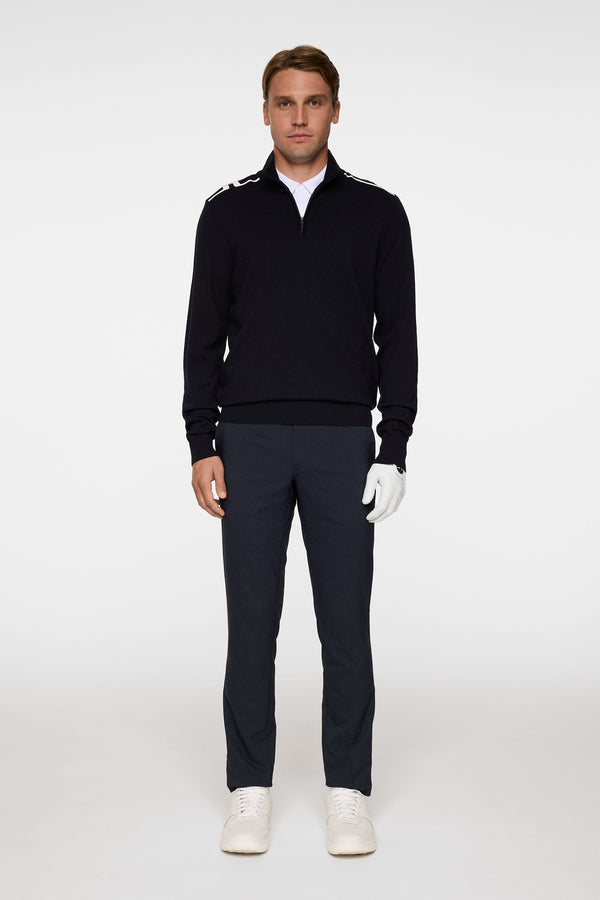 J.lindeberg Mac Knitted Zip Sweater JL Navy