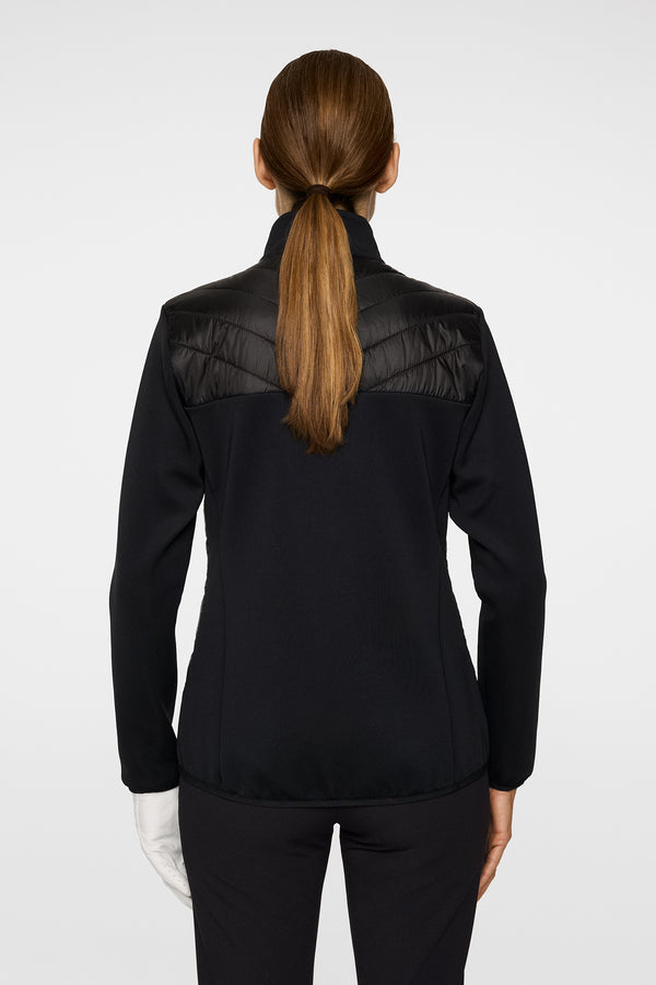 J.lindeberg Madde Quilt Hybrid Jacket Black