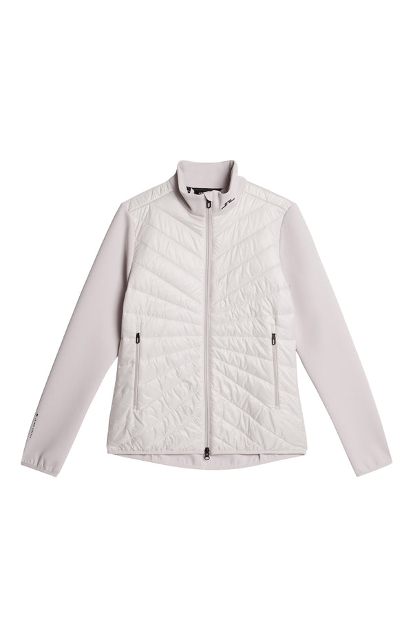J.lindeberg Madde Quilt Hybrid Jacket Grey Lilac