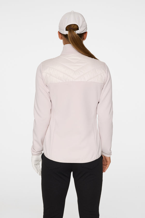 J.lindeberg Madde Quilt Hybrid Jacket Grey Lilac