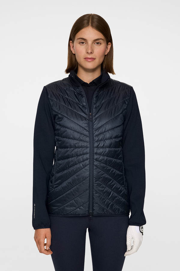 j.lindeberg Madde Quilt Hybrid Jacket JL Navy
