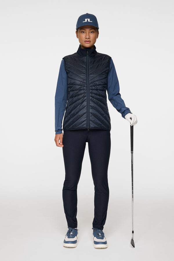 J.lindeberg Madde Quilt Hybrid Vest JL Navy