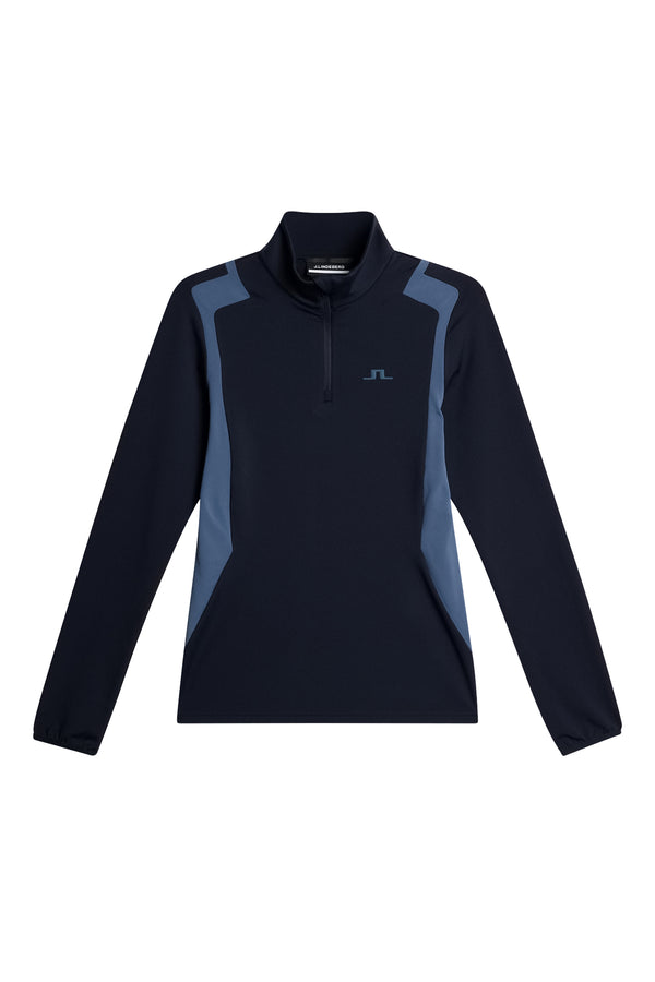 J.lindeberg Mae Quarter Zip Mid Layer JL Navy