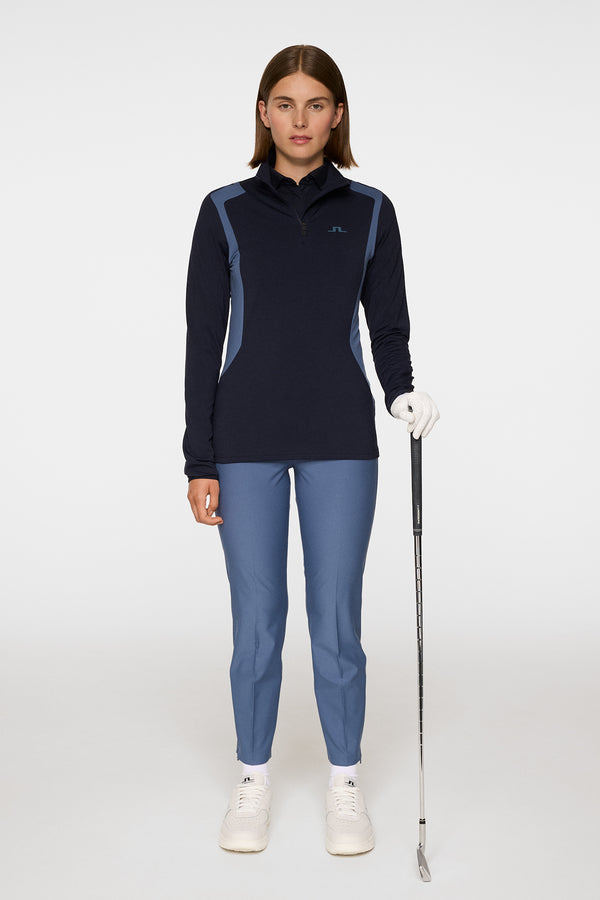 J.lindeberg Mae Quarter Zip Mid Layer JL Navy