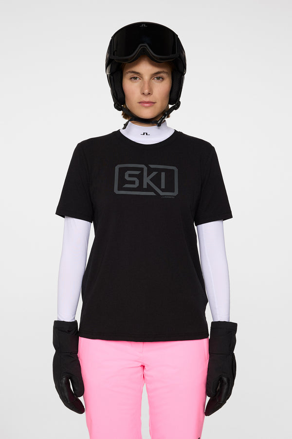 j.lindeberg Malia T shirt Black