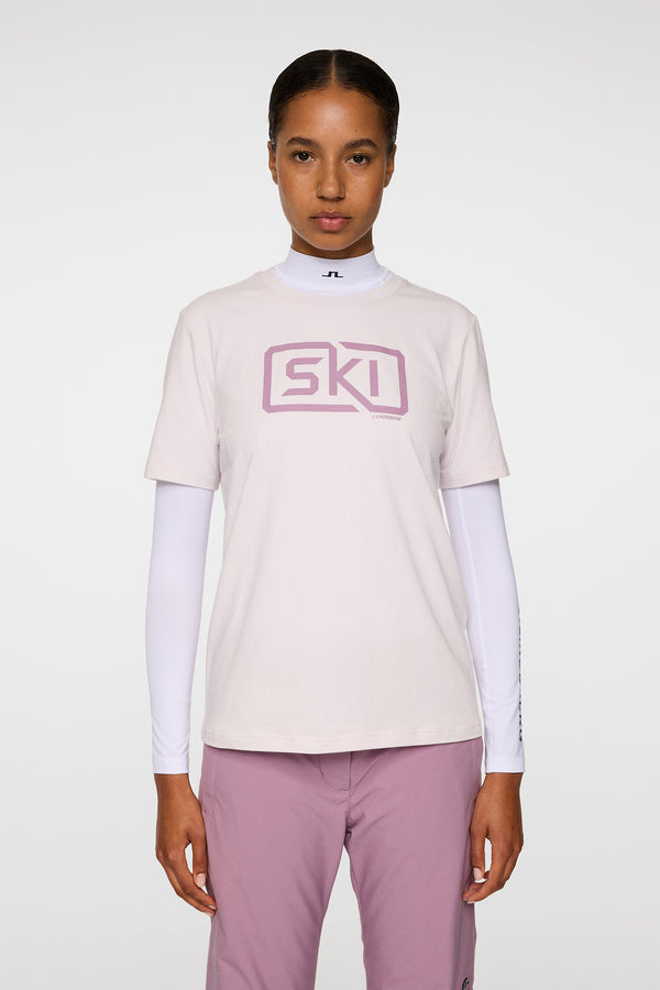 j.lindeberg Malia T shirt Grey Lilac