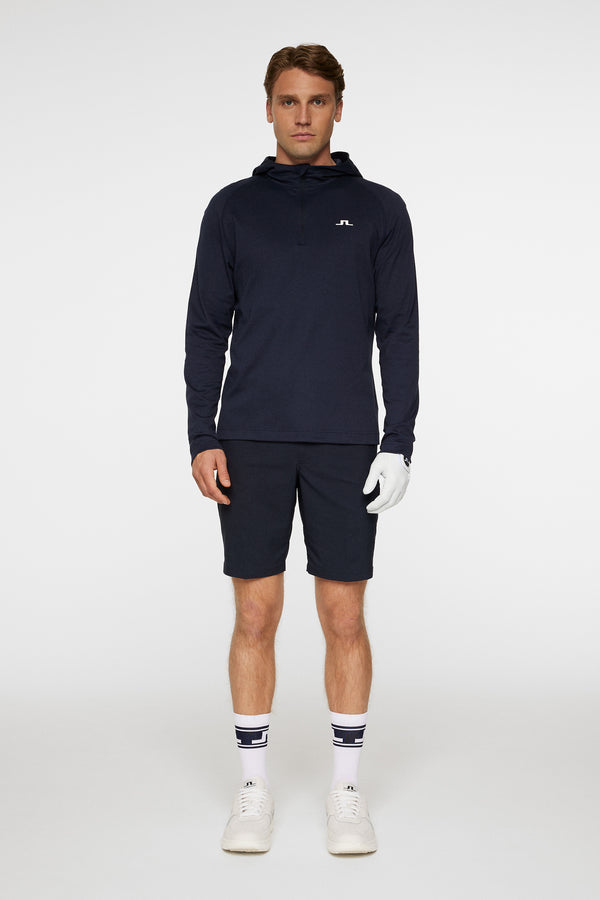 J.lindeberg Mario Quarter Zip Hood JL Navy