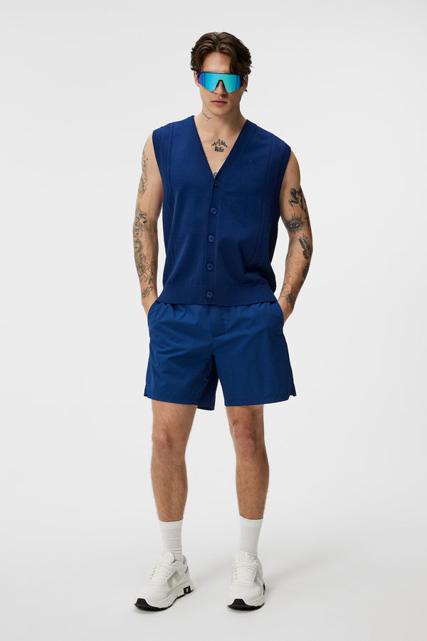 J.lindeberg Markus Knitted Vest Estate Blue