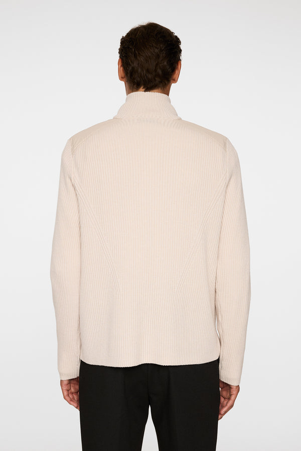 J.lindeberg Martin Knitted Hybrid Jacket Moonbeam