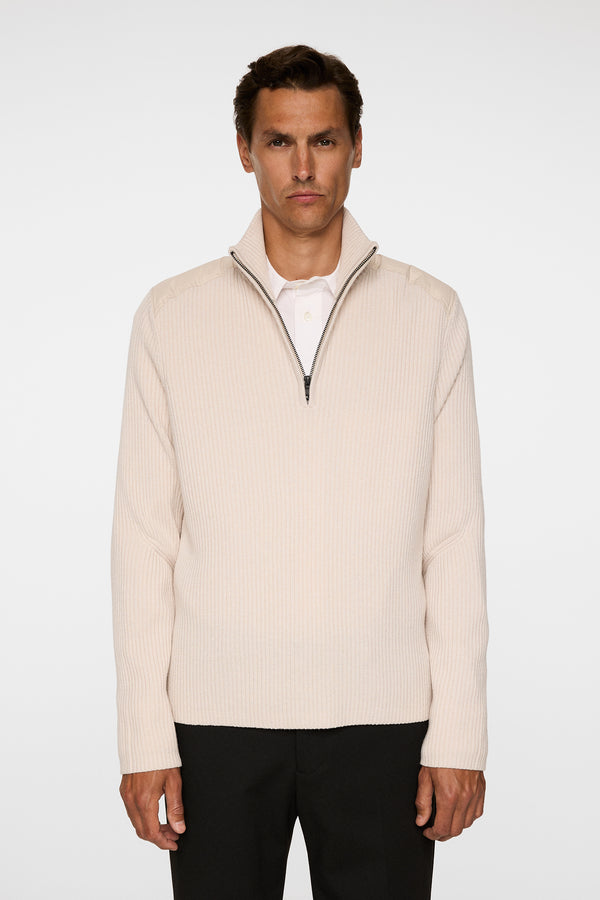 j.lindeberg Martin Knitted Hybrid Jacket Moonbeam