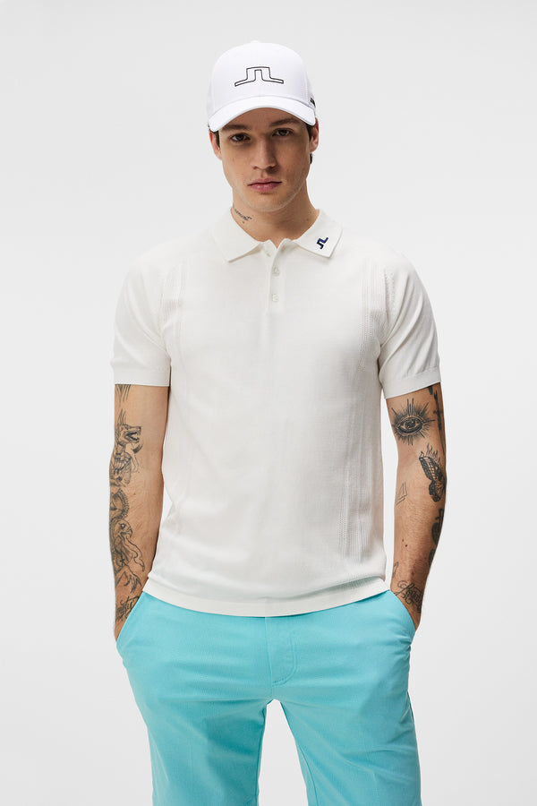 j.lindeberg Martines Knitted Shirt White