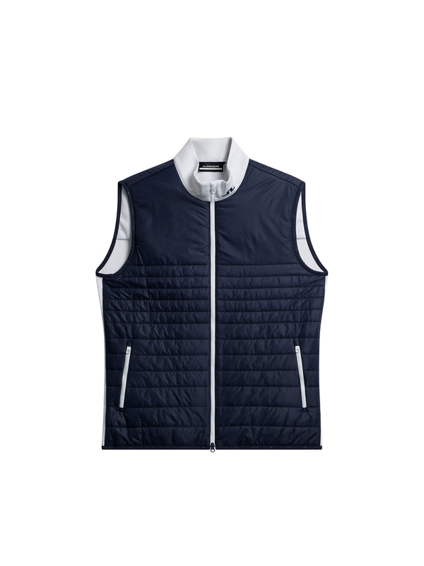 J.lindeberg Martino Quilt Hybrid Vest JL Navy