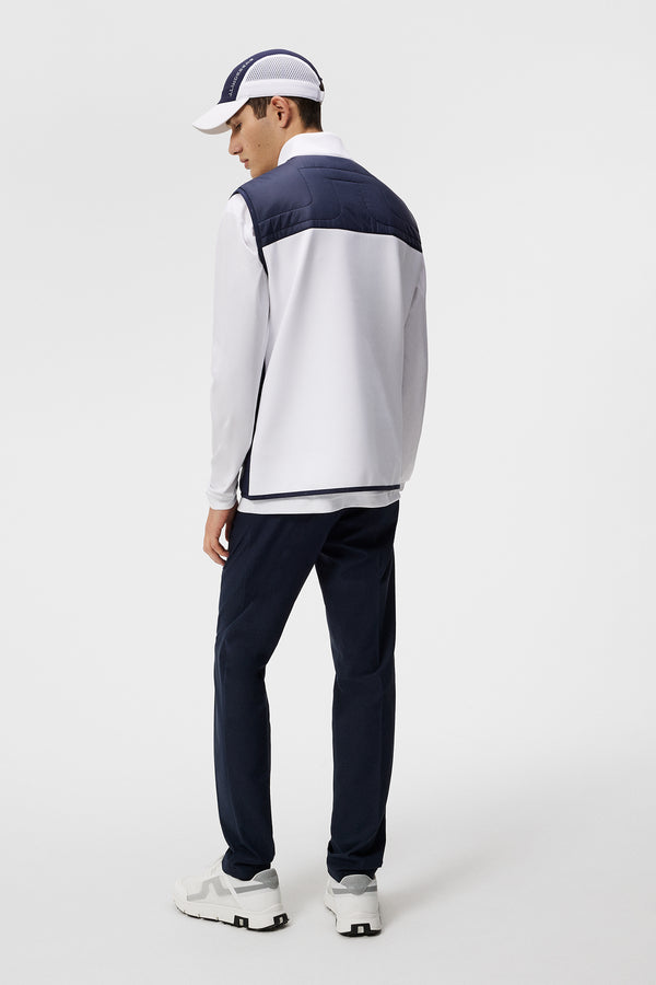 J.lindeberg Martino Quilt Hybrid Vest JL Navy