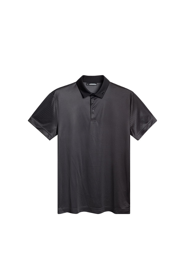 J.lindeberg Marvin Stripe Polo Asphalt