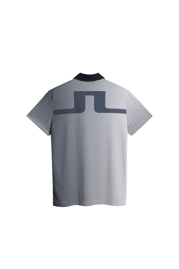 J.lindeberg Marvin Stripe Polo White