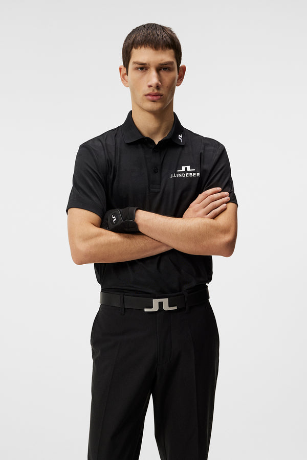 j.lindeberg Mat Tour Golf Polo Black