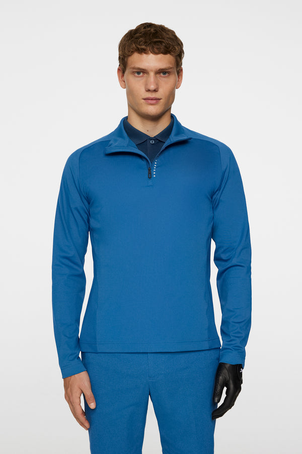 j.lindeberg Mathias Zip Mid Layer Dark Blue