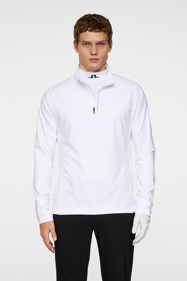 j.lindeberg Mathias Zip Mid Layer White