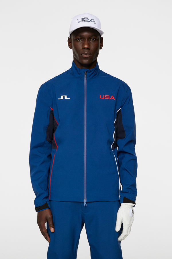 j.lindeberg Mathieu Waterproof Jacket Estate Blue