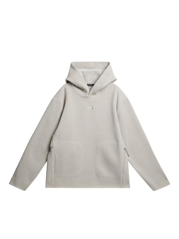 J.lindeberg Matt Tech Knit Hood Moonbeam