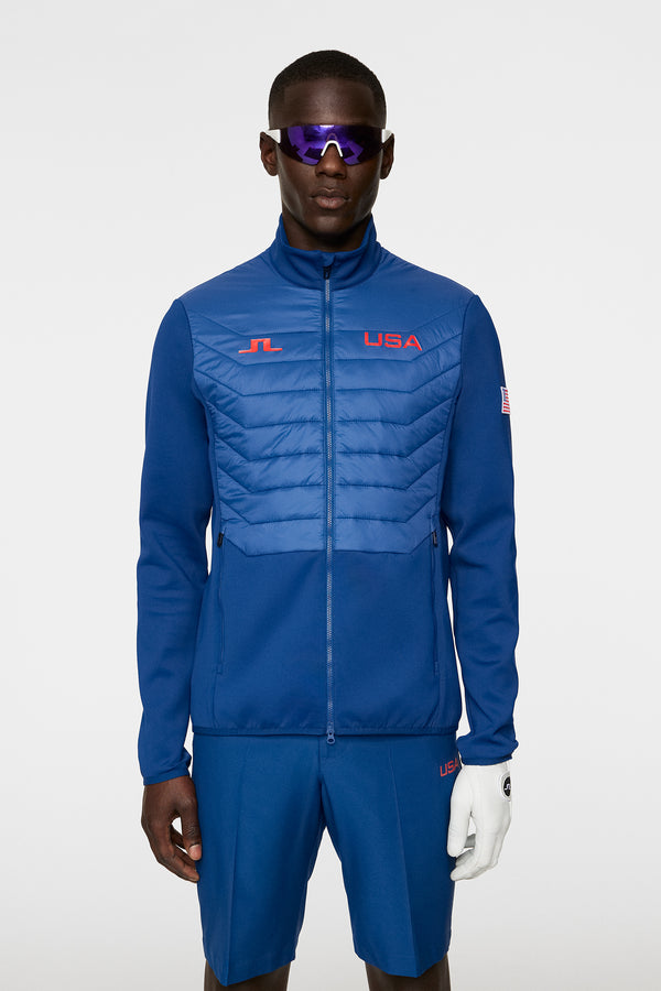 j.lindeberg Maurice Hybrid Jacket Estate Blue