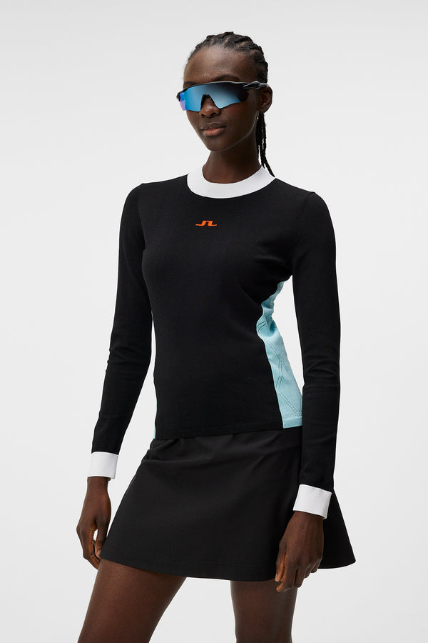 j.lindeberg Meadow Knitted Sweater Black