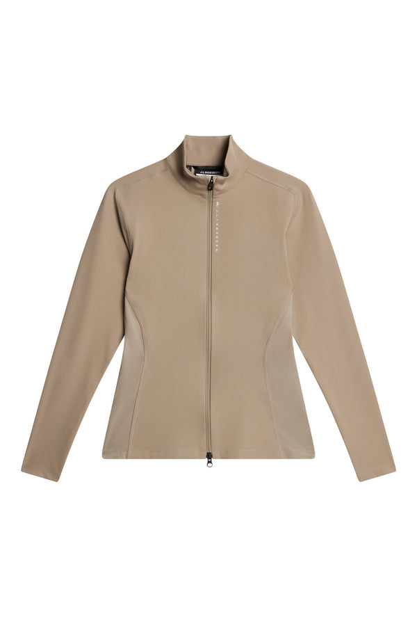 J.lindeberg Mel Zip Mid Layer Vintage Khaki