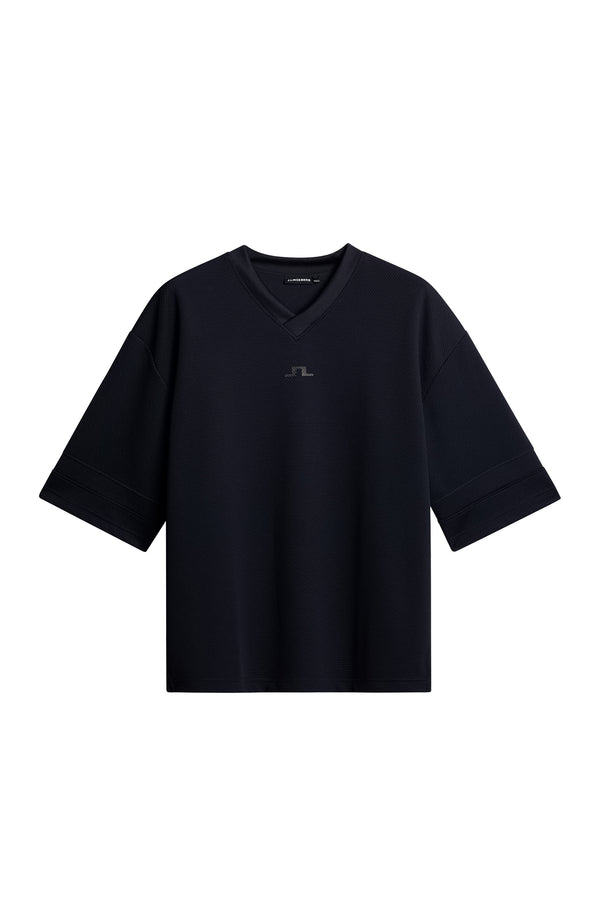 J.lindeberg Milos Jersey Mesh Tee JL Navy
