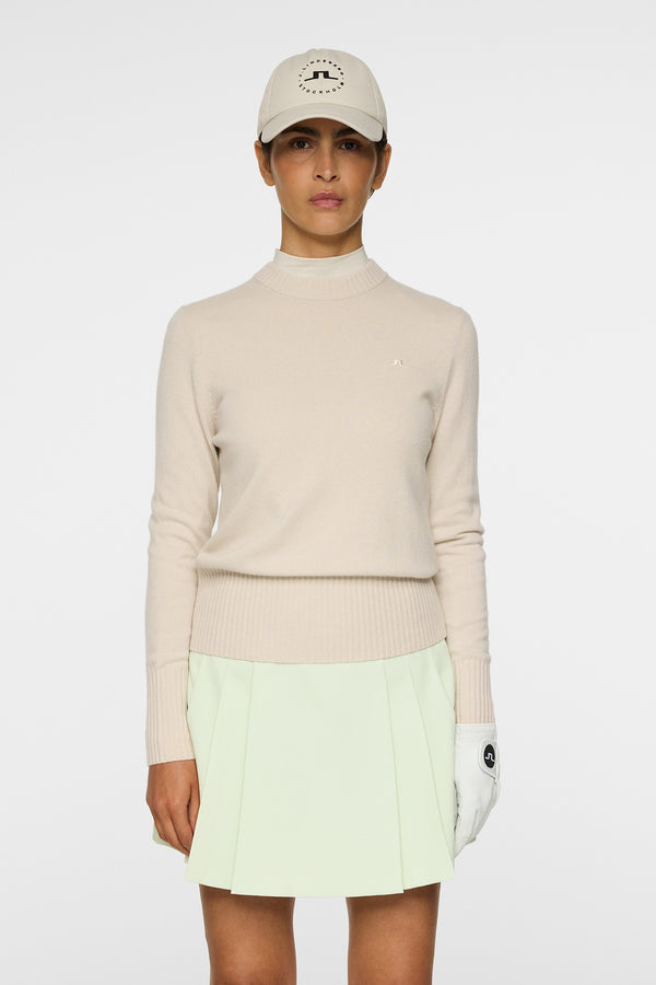 j.lindeberg Mina Knitted Sweater Moonbeam